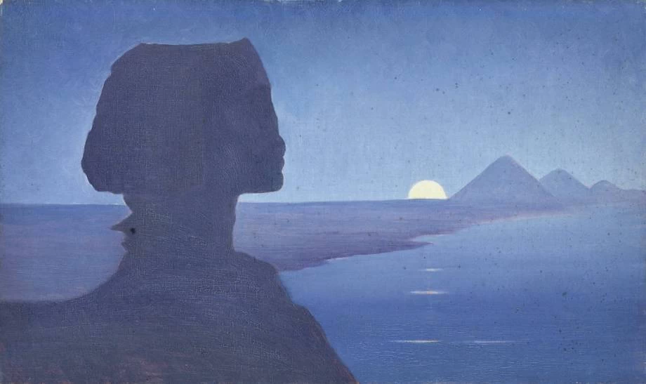 Paesaggio con la sfinge